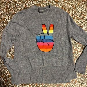Zadig & Voltaire peace sign sweater